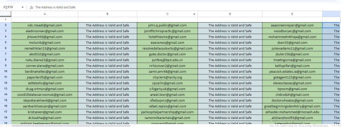 Gig Preview - L do active bulk email list validation