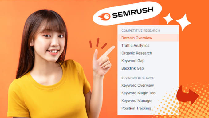 Gig Preview - Do semrush keyword research or other matrix research