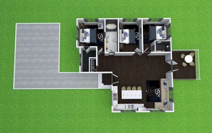 Gig Preview - Make floor plan,3d floor plan and interior layout