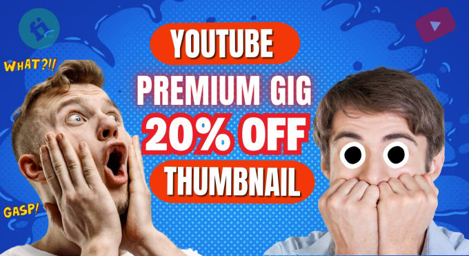 Gig Preview - Design viral thumbnail and clickbait thumbnail in 3 hrs