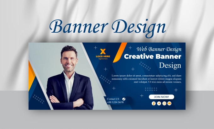 Gig Preview - Banner design and web banner with rollup