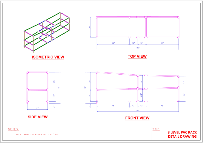 Gig Preview - Do 2d drawings, 3d modeling in solidworks autocad and sketchup