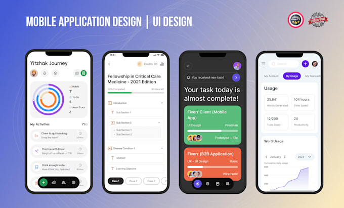 Gig Preview - Design figma ui ux for mobile application