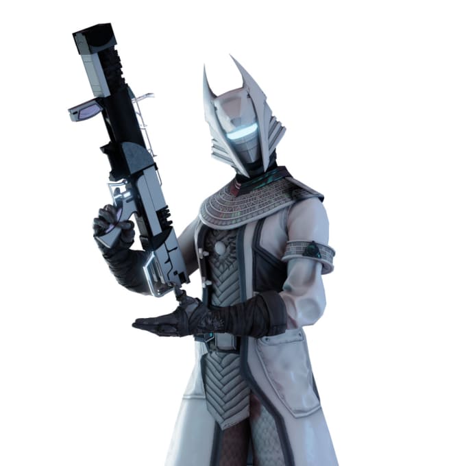 Gig Preview - Render out transparent pngs of your guardian or gear from destiny 2