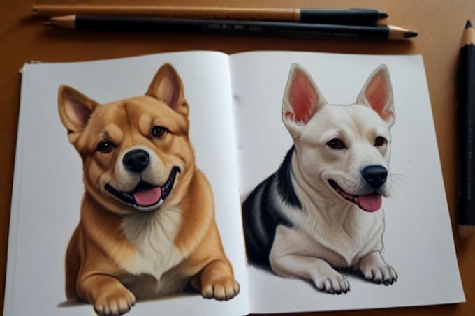 Gig Preview - Draw individuall portraits of pets