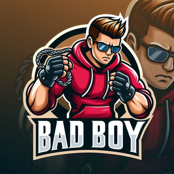 Gig Preview - Make an amazing bad boy mascot logo in one day