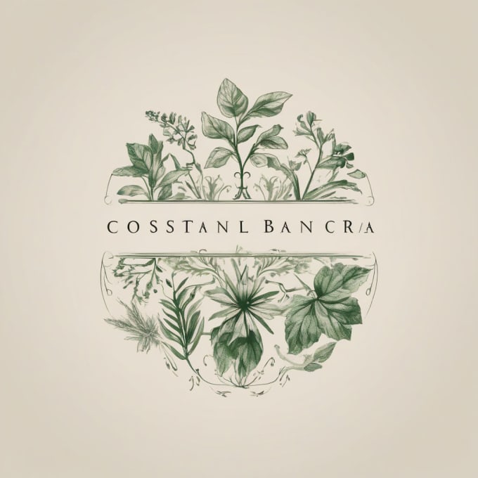 Gig Preview - Design a custom botanical logo and brand identity