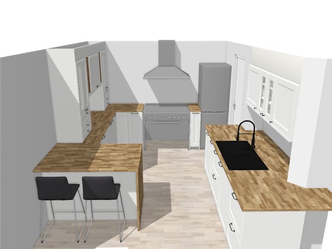 Gig Preview - Design your ikea kitchen