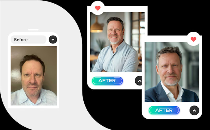 Gig Preview - Create professional ai headshots for your linkedin profile