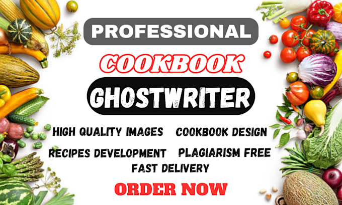 Gig Preview - Write food recipes cookbook, recipe book, ebook, food blog and kdp formatting