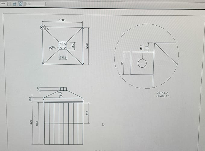 Gig Preview - Draft your mechanical workpiece or rough sketch by using autocad 2d drawing