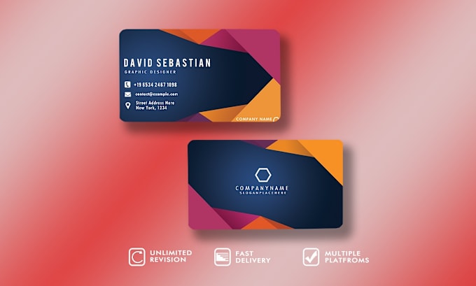 Gig Preview - Design business cards, visiting cards, and stationery