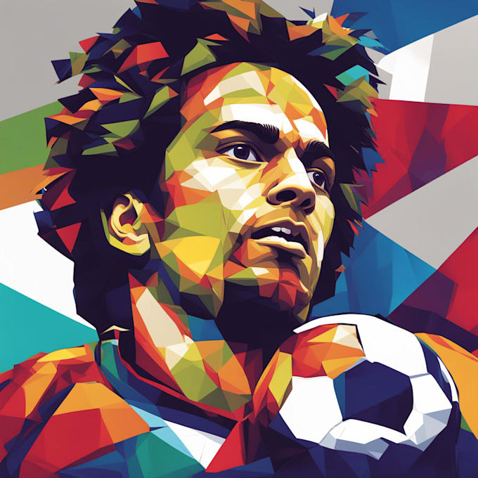 Gig Preview - Create you football wpap pop art