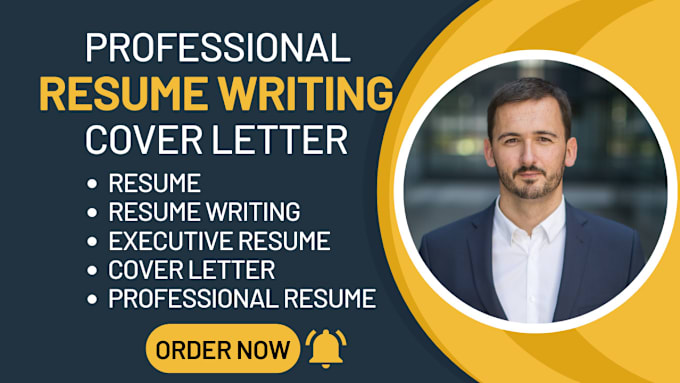 Gig Preview - Provide professional resume writing services, executive resume, cover letter