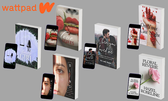 Gig Preview - Make eye catching wattpad book covers for you