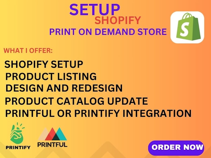 Gig Preview - Redesign shopify decor, hoplix, printfy, printiful shopify store revamping decor