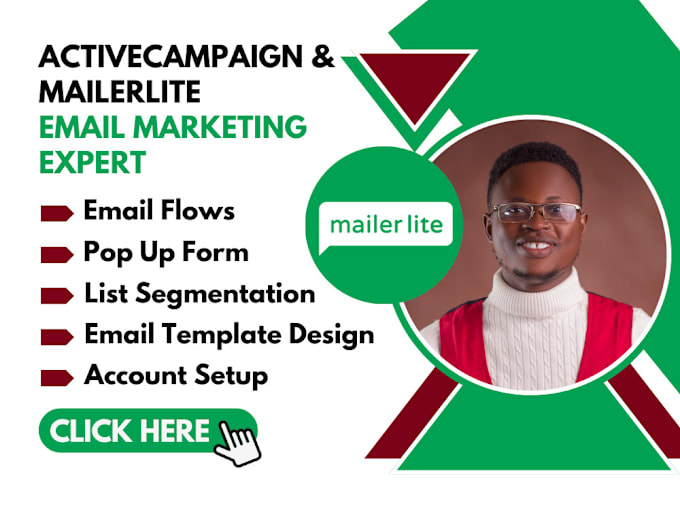 Gig Preview - Setup activecampaign automation, email marketing on mailerlite, activecampaign