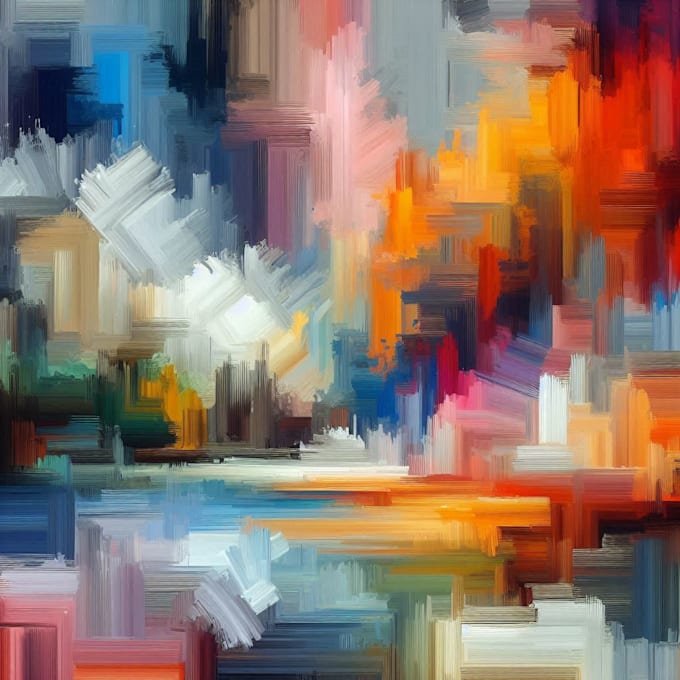 Gig Preview - Create digital oil abstract art