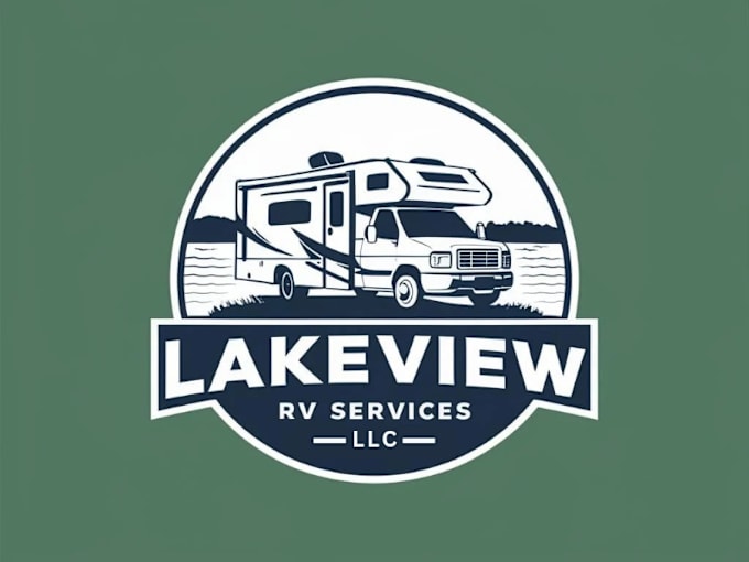 Gig Preview - Do a modern awesome lake view logo creation for you