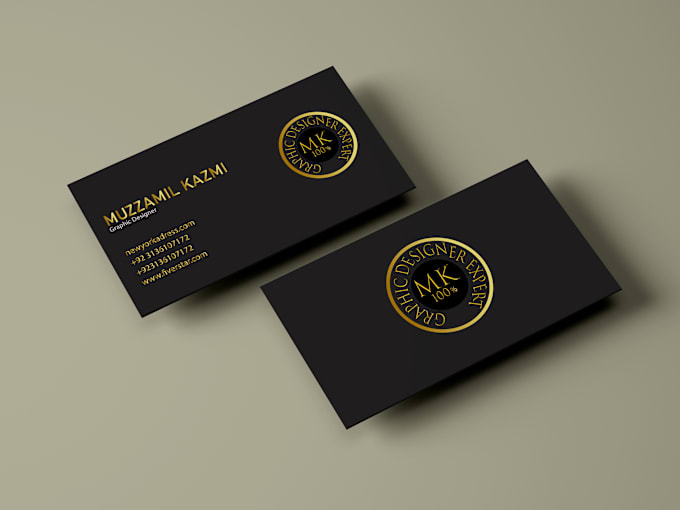 Gig Preview - Do minimalist luxury business card and logo design