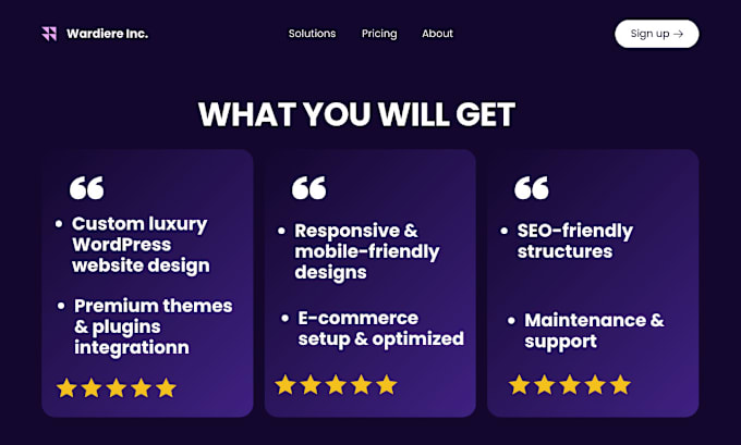 Gig Preview - Build luxury website design luxury wordpress website build website on wordpress