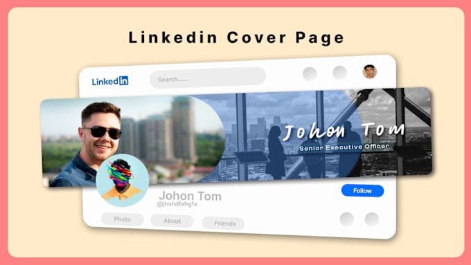 Gig Preview - Create a professional linkedin cover or facebook cover