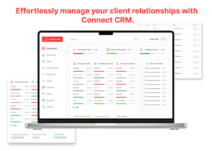 Gig Preview - Design and develop a custom CRM solution tailored to your business needs