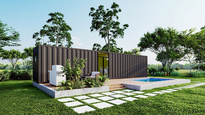 Gig Preview - Container home designs houses, shops, restaurants, office