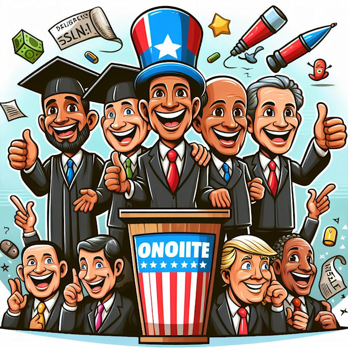 Gig Preview - Create a political cartoon or editorial illustration