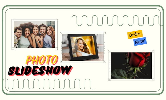 Gig Preview - Create a photo slideshow memorial video with your photos