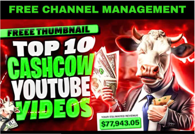 Gig Preview - Create successful youtube automation channel and create faceless cashcow videos