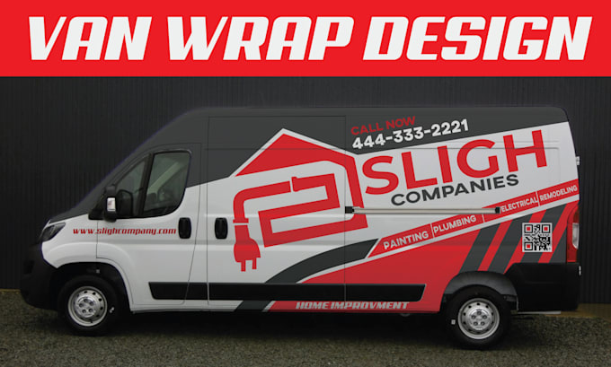 Gig Preview - Create professional and unique van wrap design in few hours