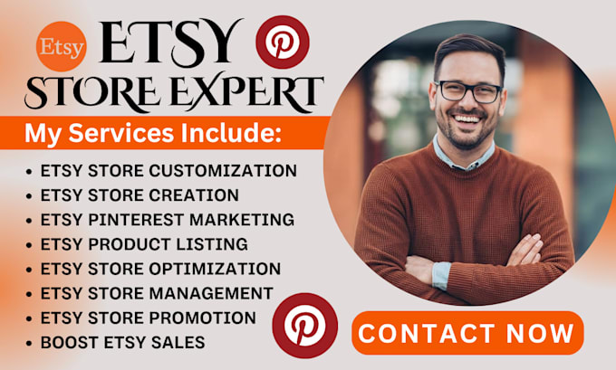 Gig Preview - Etsy optimization etsy pinterest marketing etsy store promotion for etsy sales