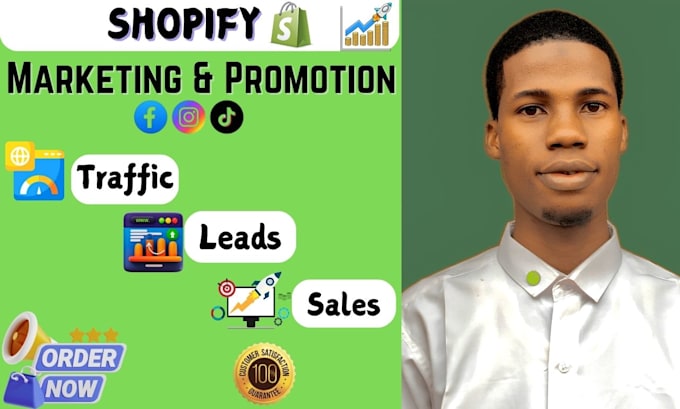 Gig Preview - Be expert shopify manager for 8 figures to promote shopify marketing website