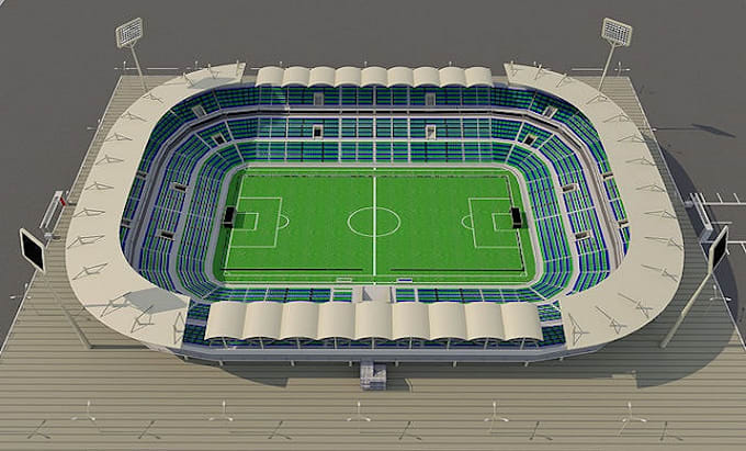 Gig Preview - Make 3d stadium animation, 3d soccer animation, 3d football animation, 3d arena