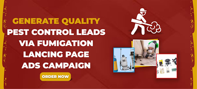 Gig Preview - Design a compelling landing page for your fumigation services