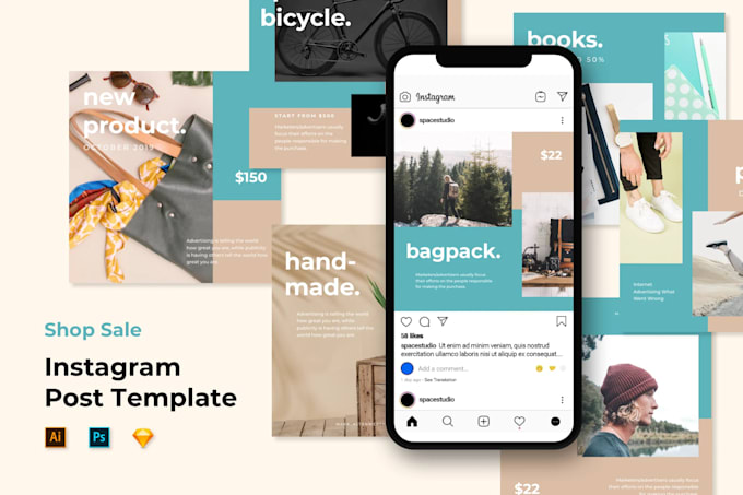 Gig Preview - Design templates for instagram feed and social media