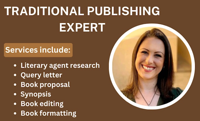 Gig Preview - Write you good query letter and find literary agents for traditional publishing