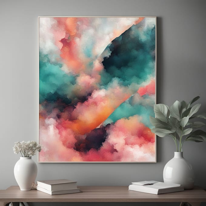 Gig Preview - Create digital abstract art for your wall art