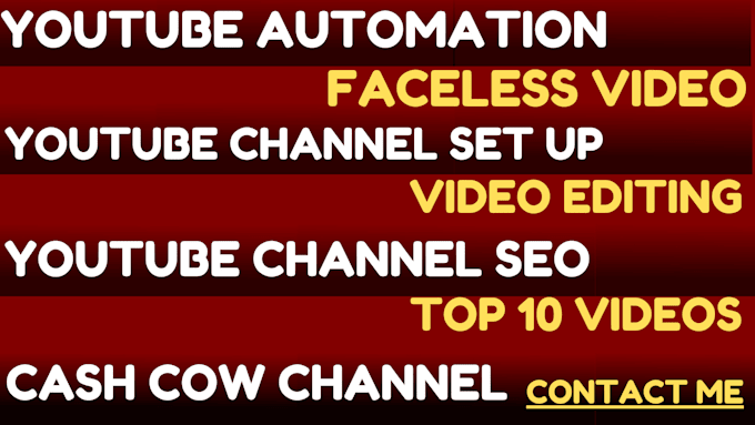 Gig Preview - Youtube cash cow channel, faceless video, top 10 luxury videos