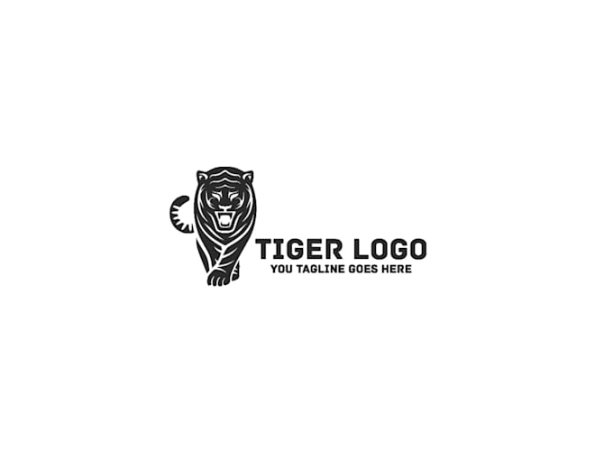 Gig Preview - Design modern tiger mascot or animals logo