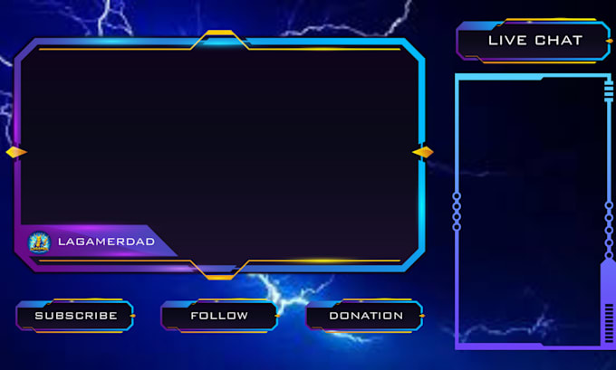 Bestseller - design twitch logo craft animated stream overlay pannel kickyoutube banner emote