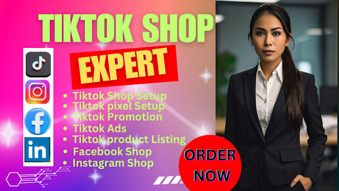 Gig Preview - Setup tiktok shop instagram shop ads and boost your shopify marketing