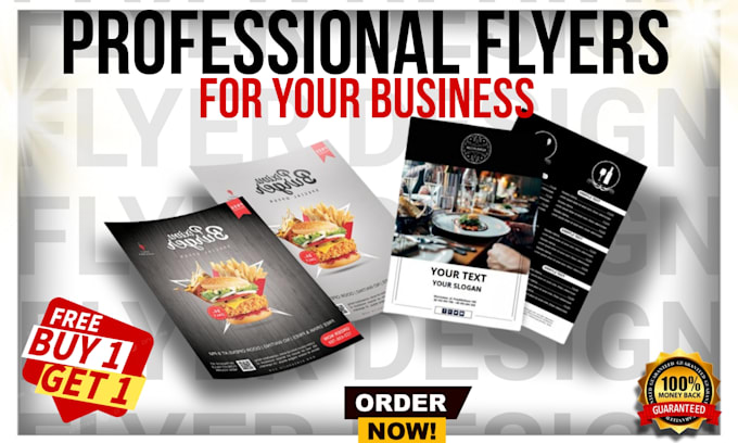 Gig Preview - Design professional flyers for your business in 24 hours