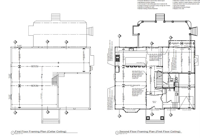 Gig Preview - Do autocad 2d drawings for house floor plans 2d architectural planning