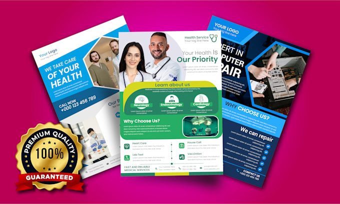 Gig Preview - Design corporate flyer, event flyer, postcard, or media kits in just 24 hours