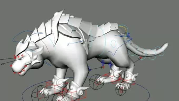 Gig Preview - 3d animal model, xgen, groom, rigging, animal fur, 3d printing with animation