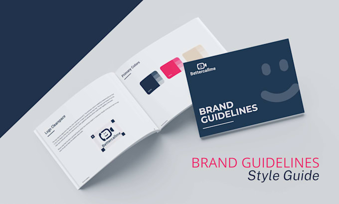 Gig Preview - Do a modern branding kit brand style guide, and brand book guidelines logo