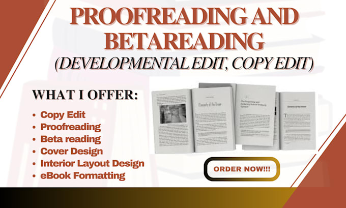 Bestseller - do book formatting and beta reading, developmental book edit and proofreading