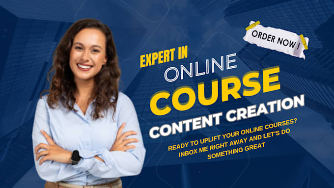 Gig Preview - Online course content, coaching program, employee training course content, ppt